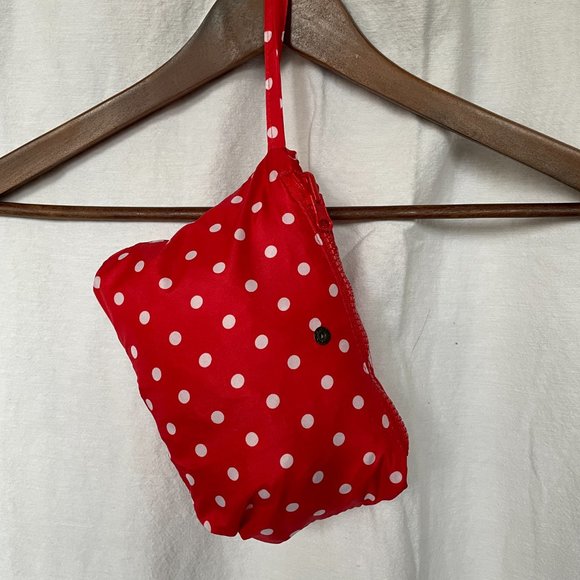 Adorable Polka Dot Rain Coat that folds into a pouch! K-way Style! - Picture 2 of 5